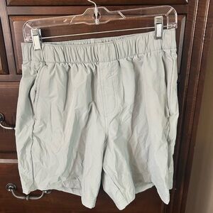RHOBACK everyday 7” mens shorts Light Gray Elastic Waist Pull-On Shorts